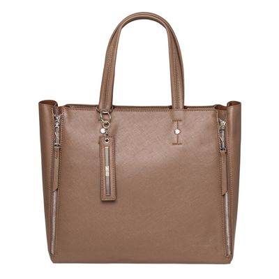 Bolsa Shopper Zíper Lateral Fendi