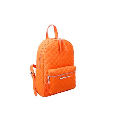 Mochila Nylon Matelassê Laranja