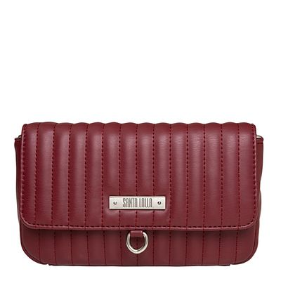 Bolsa Pequena Matelassê Vinho