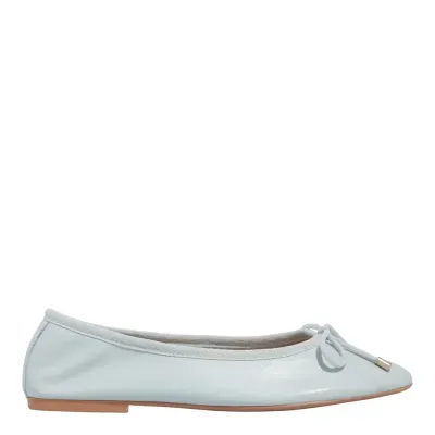 Sapatilha Couro Nobre Soft Azul Acqua