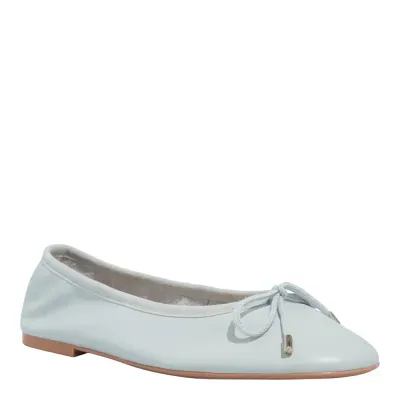 Sapatilha Couro Nobre Soft Azul Acqua