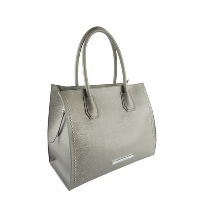 Bolsa Grande Floater Tachas Cinza