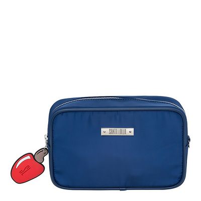 Necessaire Nylon Azul Marinho