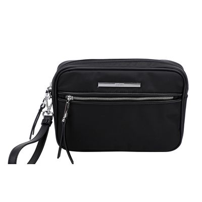 Necessaire Nylon Zíper Preto