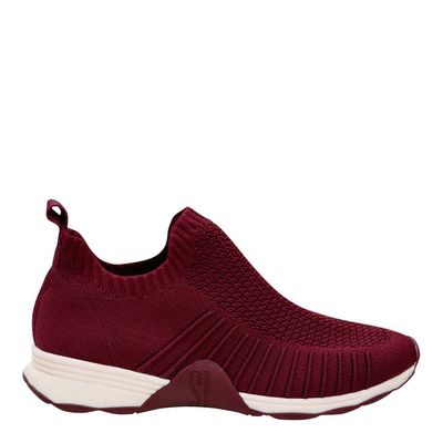 Tênis Slip On Knit Lolla Sport Vinho