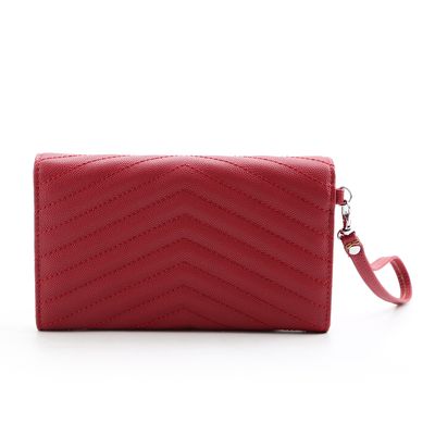 Carteira Envelope Caviar Vermelha