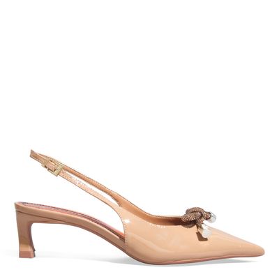 Scarpin Verniz Anzeli Palha