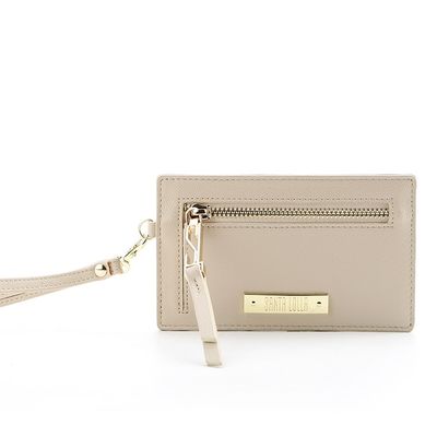 Porta Cartão Caviar Off White