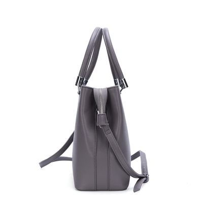 Bolsa Risco Quadrada Metal Cinza