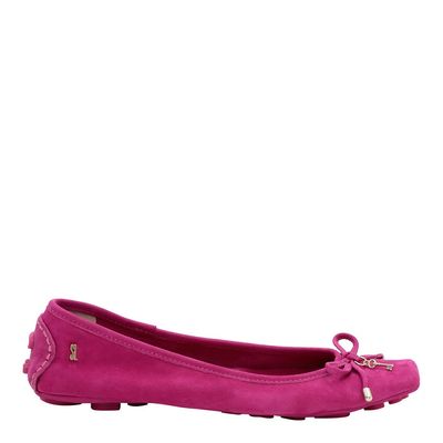 Mocassim Nobuck Fucsia