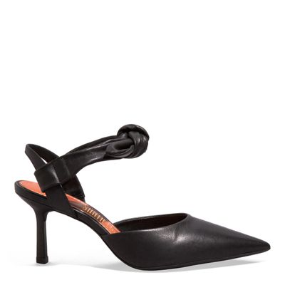 Scarpin Couro Pelica Soft Preto