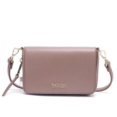 Bolsa Pequena Risco Bege
