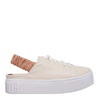 Tênis Plataforma Floater Off White Elástico