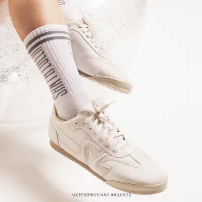 Tênis Couro Confort Branco