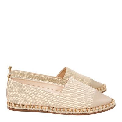 Espadrille Tecido Tramado Off White