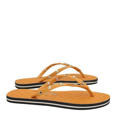 Flip Flop Rebite Amarelo
