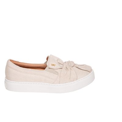 Tênis Slip On Infantil Bege Antalia