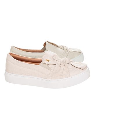 Tênis Slip On Infantil Bege Antalia