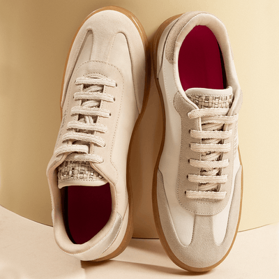 Tênis Couro Camurça Biscuit