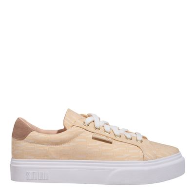 Tênis Jacquard Bege