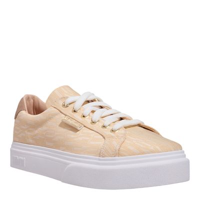 Tênis Jacquard Bege