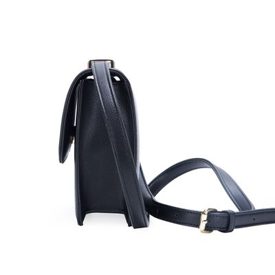 Bolsa Mini Quadrada Caviar Preta