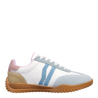 Tênis Couro Camurça Azul