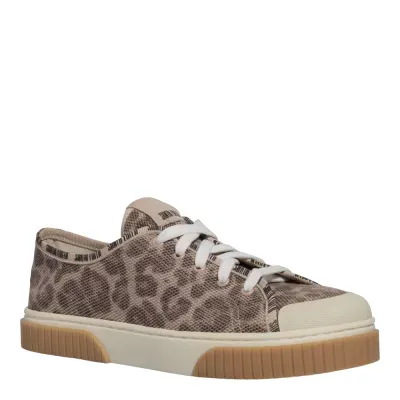 Tênis Lona Animal Print Estampa Onça Tule