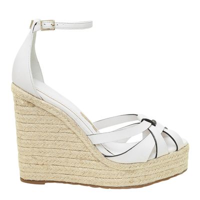 Sandália Couro Pelica Premium Branco Gelo