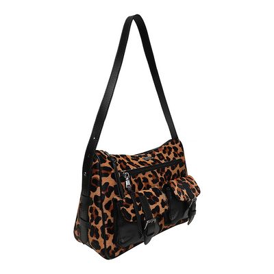 Bolsa Couro Carteiro Animal Print
