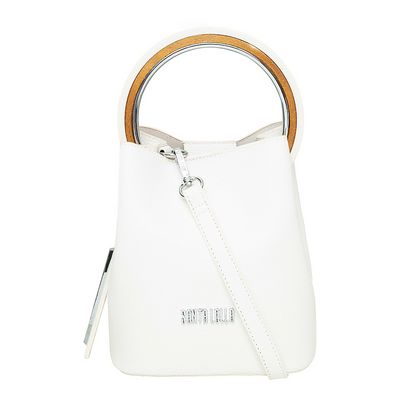 Bolsa Cobra Aba Arco Acrílico Branco