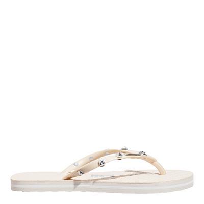 Chinelo Flip Flop Spikes Campeche Off White