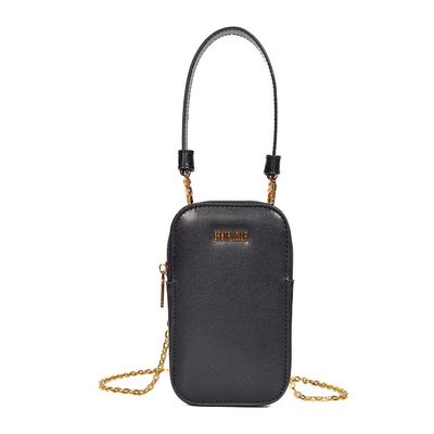 Bolsa Porta Celular Soft Preto Alça Transversal