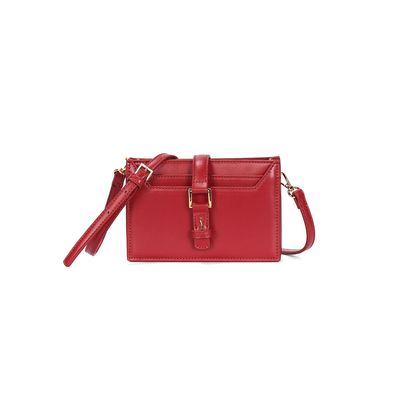 Bolsa Carteira Pequena Soft Vermelho Blood Alça Transversal