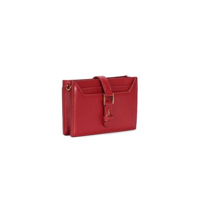 Bolsa Carteira Pequena Soft Vermelho Blood Alça Transversal