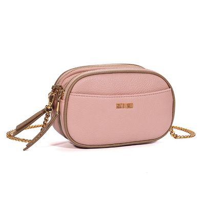 Bolsa Camera Bag Rosa Floater Alça Corrente