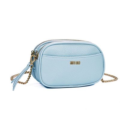 Bolsa Camera Bag Azul Acqua Floater Alça Corrente