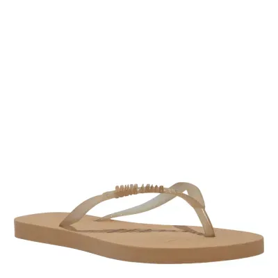 Chinelo Flip Flop Borracha Bege