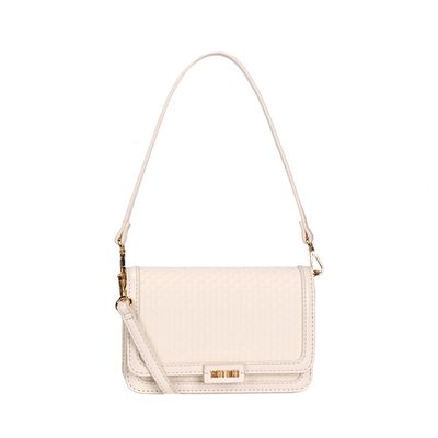 Bolsa Tressê Alça De Ombro Off White