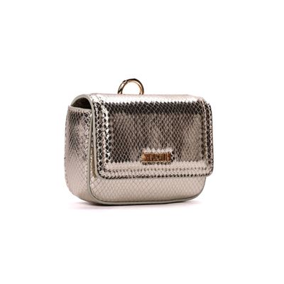 Chaveiro De Bolsa Dourado Metalizado