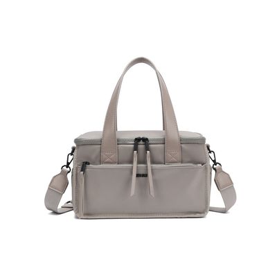 Bolsa Térmica Nylon Alça Dupla Cinza Fog