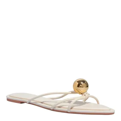 Rasteira Napa Madri Off White