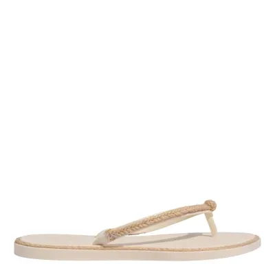 Chinelo Flip Flop Borracha Off White