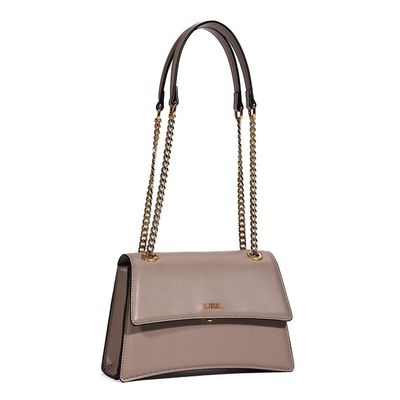 Bolsa Soft Alça Transversal Cinza