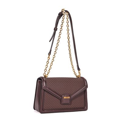 Bolsa Tressê Transversal Marrom