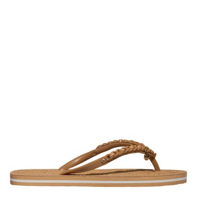 Chinelo Flip Flop Serpentize Bege Corrente