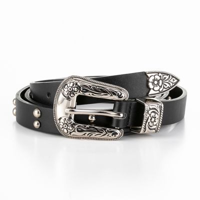 Cinto Fivela Country Preto