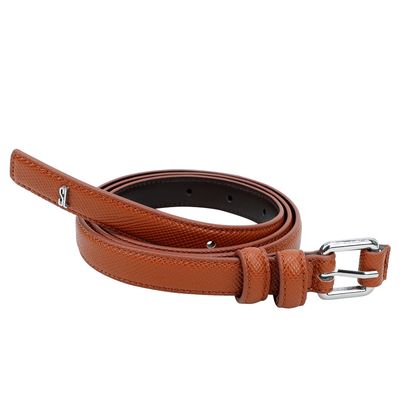 Cinto Fino Risco Marrom