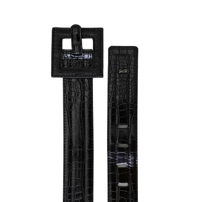 Cinto Croco Envernizado Sl Preto