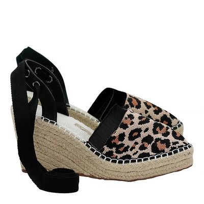 Espadrille Knit Animal Print